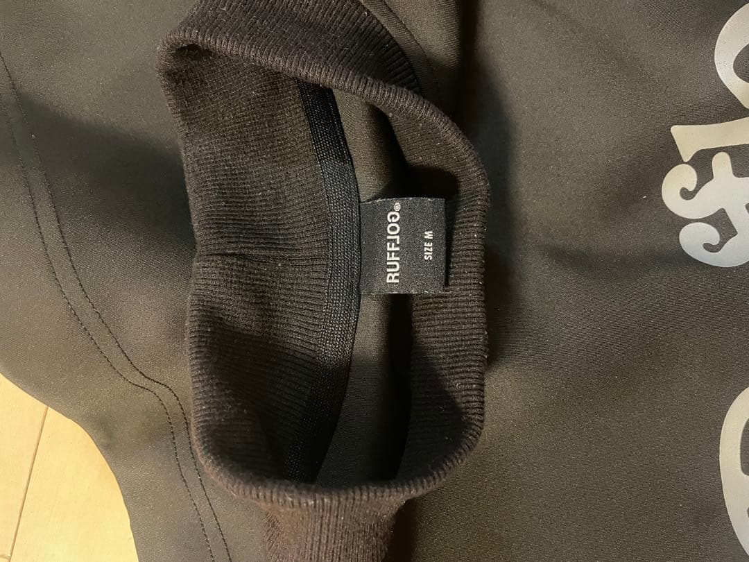 ラフロッグ　モックネック　厚手　黒