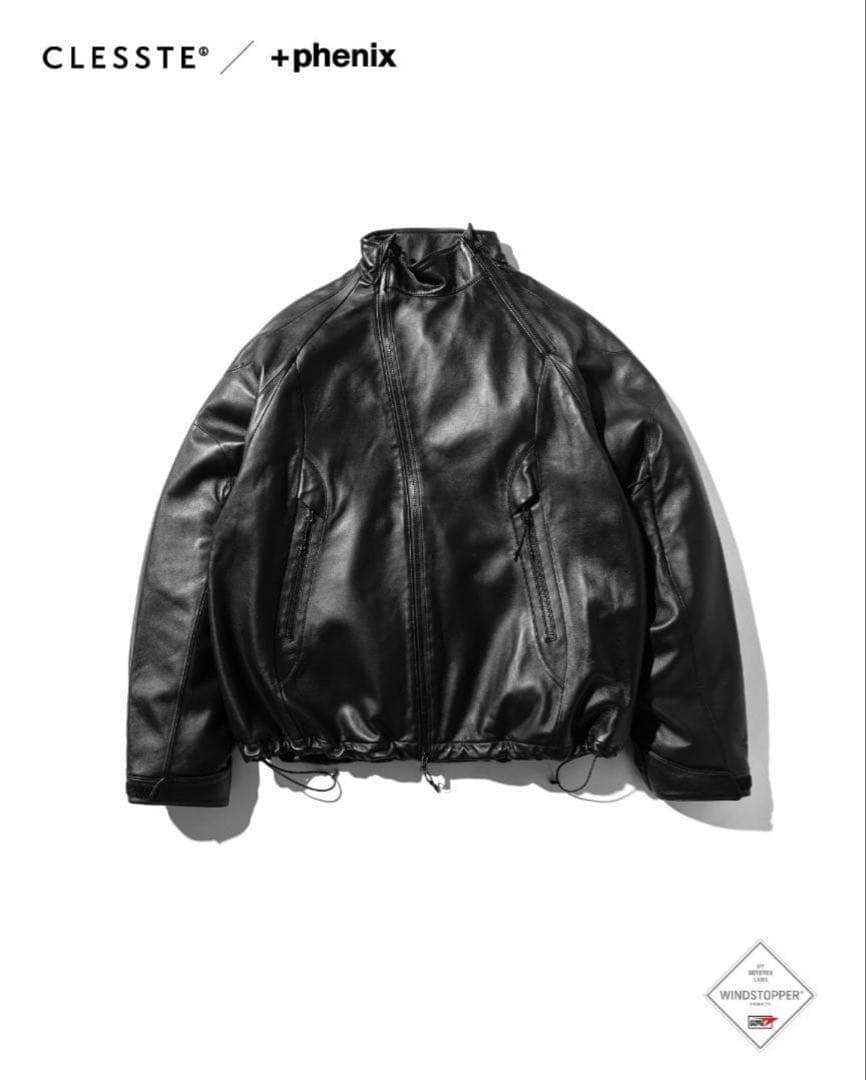 clesste +phenix WINDSTOPPER レザージャケット1