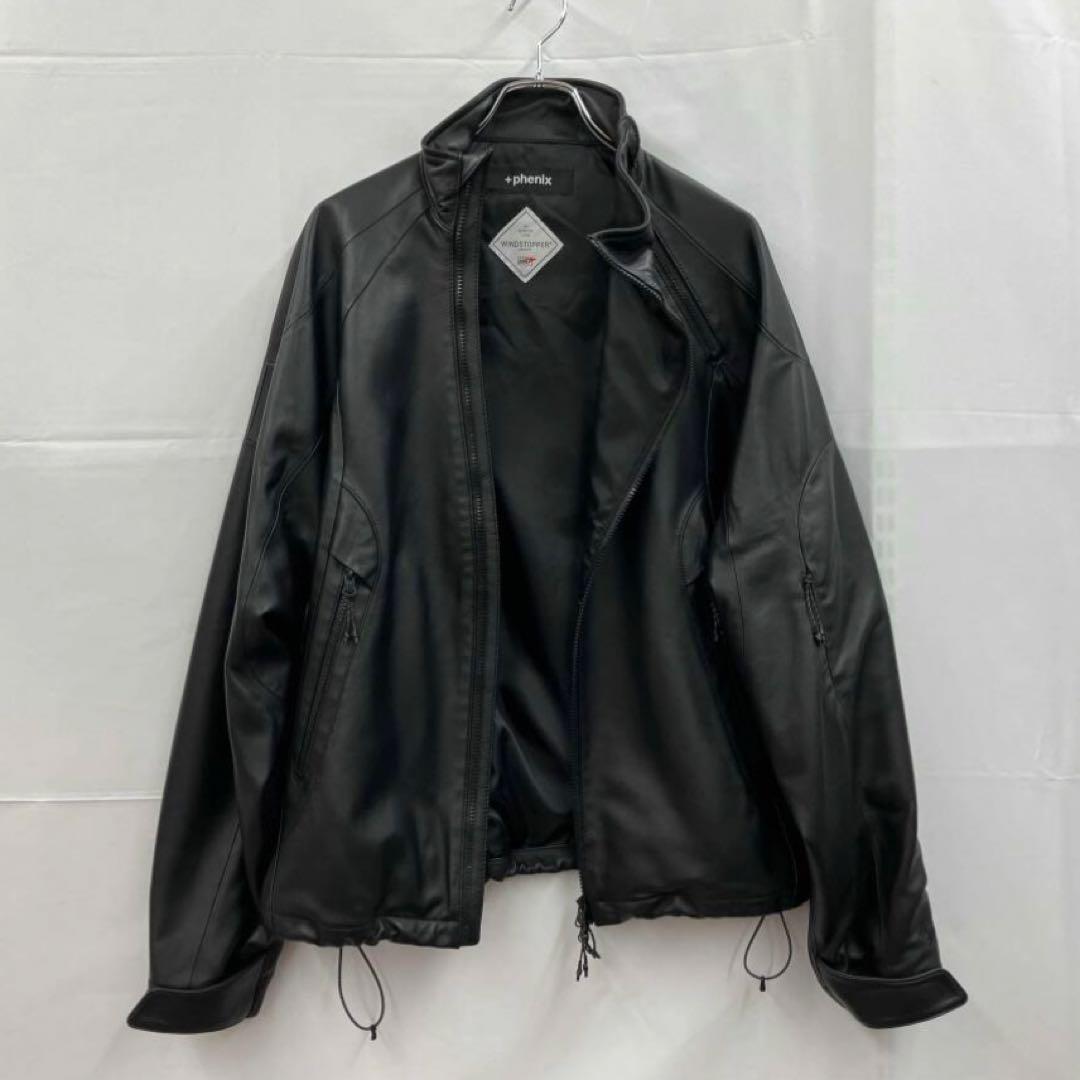 clesste +phenix WINDSTOPPER レザージャケット1