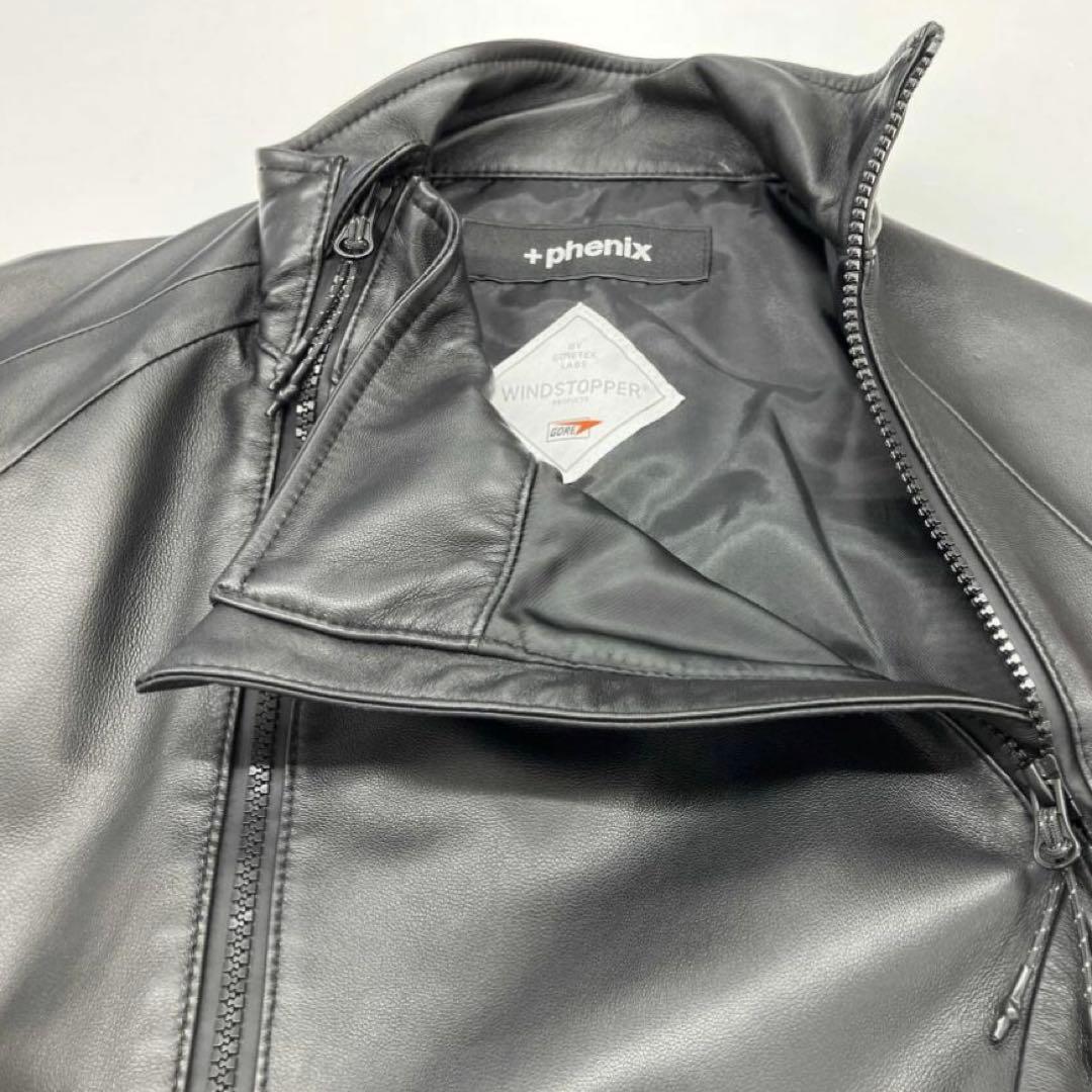 clesste +phenix WINDSTOPPER レザージャケット1