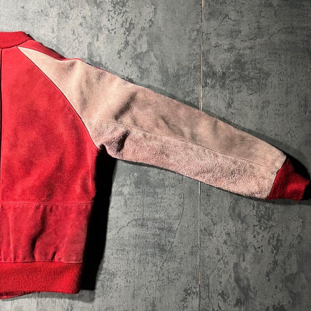 80's Schott USA製 高品質 スエード レザージャケット レアカラ