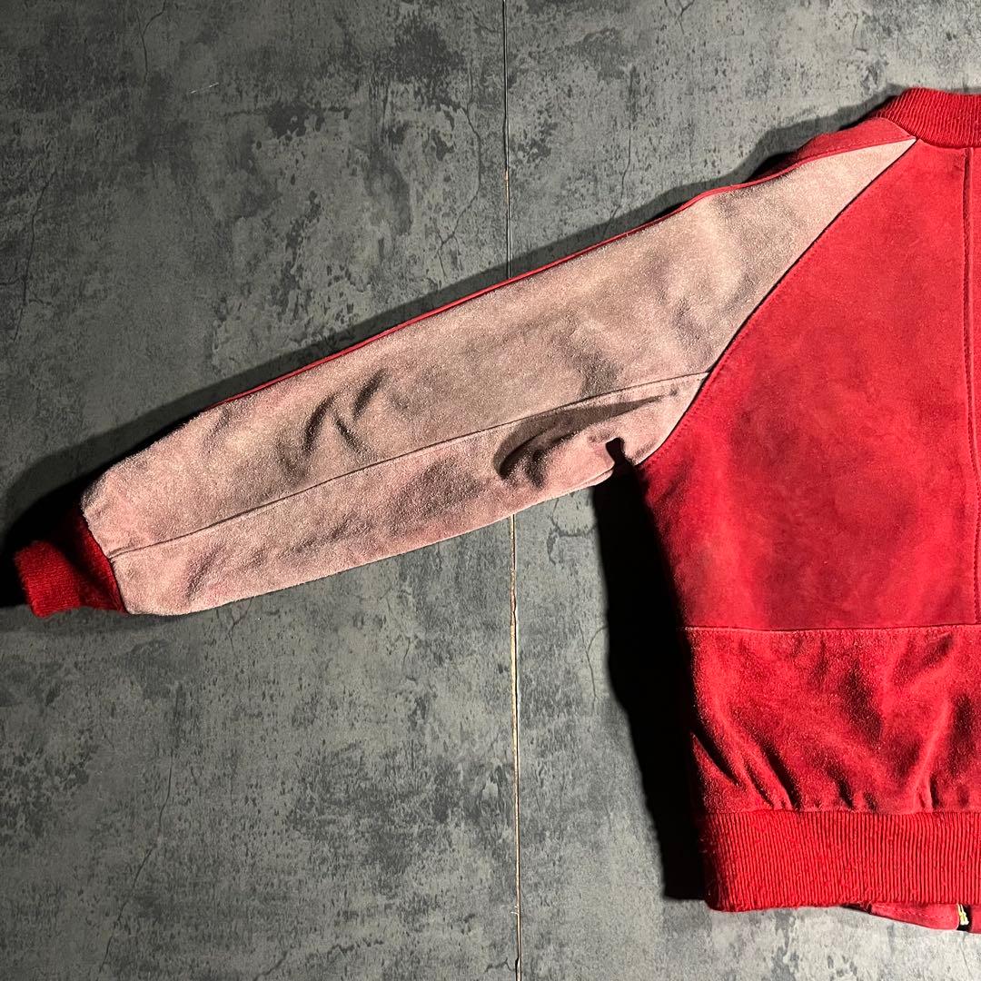 80's Schott USA製 高品質 スエード レザージャケット レアカラ