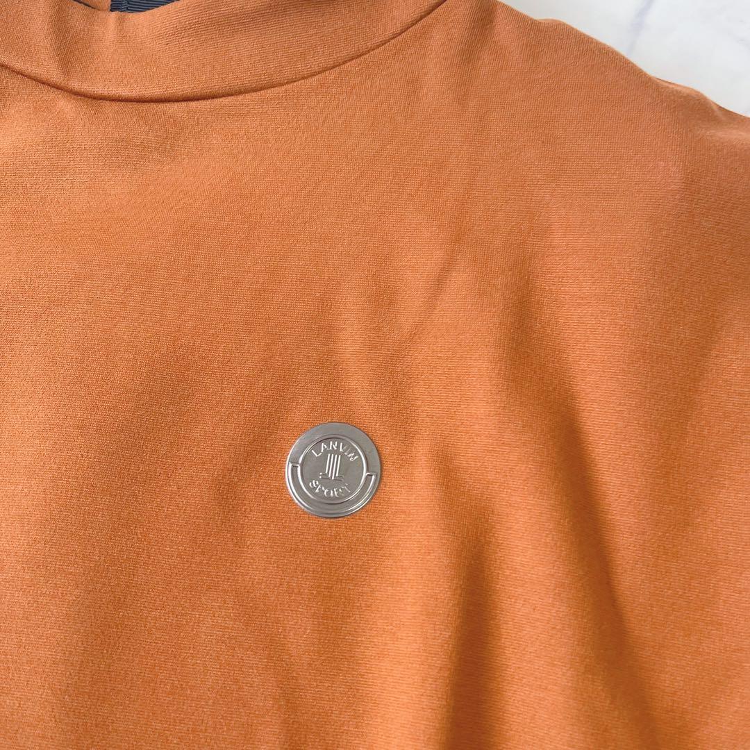 【未使用級】ランバンスポール ペプラム パイピング 長袖シャツ バックジップ38