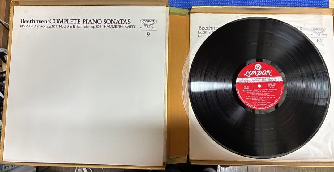 バックハウス　ベートーヴェンピアノソナタ全集　LP10枚組