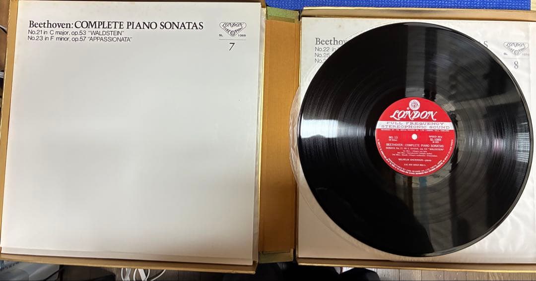 バックハウス　ベートーヴェンピアノソナタ全集　LP10枚組