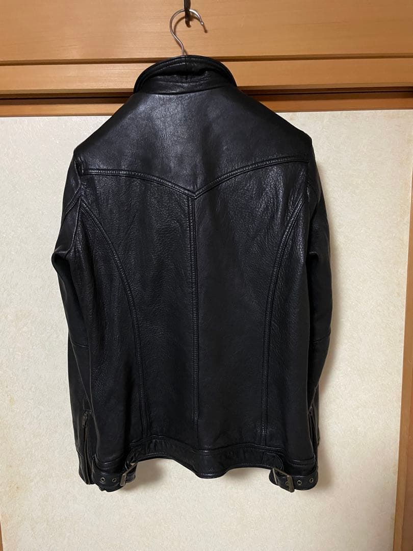 最終値下げジャックローズ 裏地総柄 シングルライダース