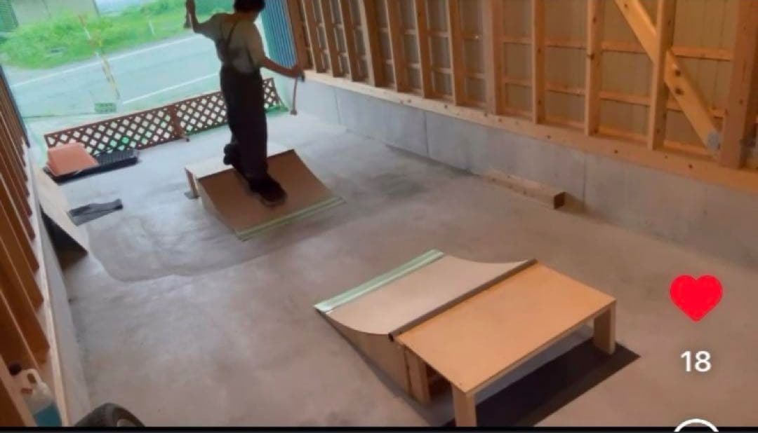 スケボー　ランプ　スケートボード用　ミニランプ Sサイズ　2台　セクション