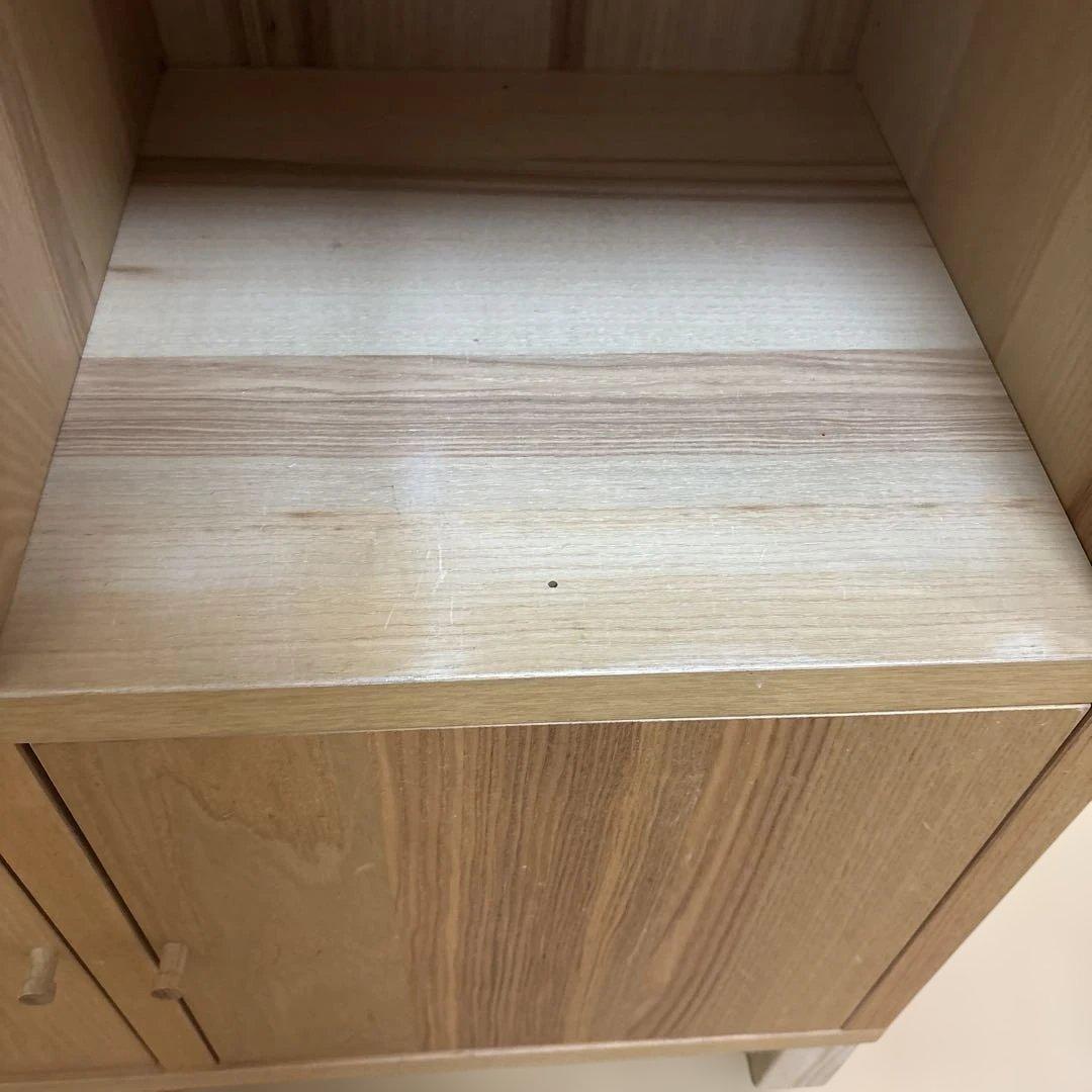 木製ラック オープンシェルフ付き IKEA トレービー