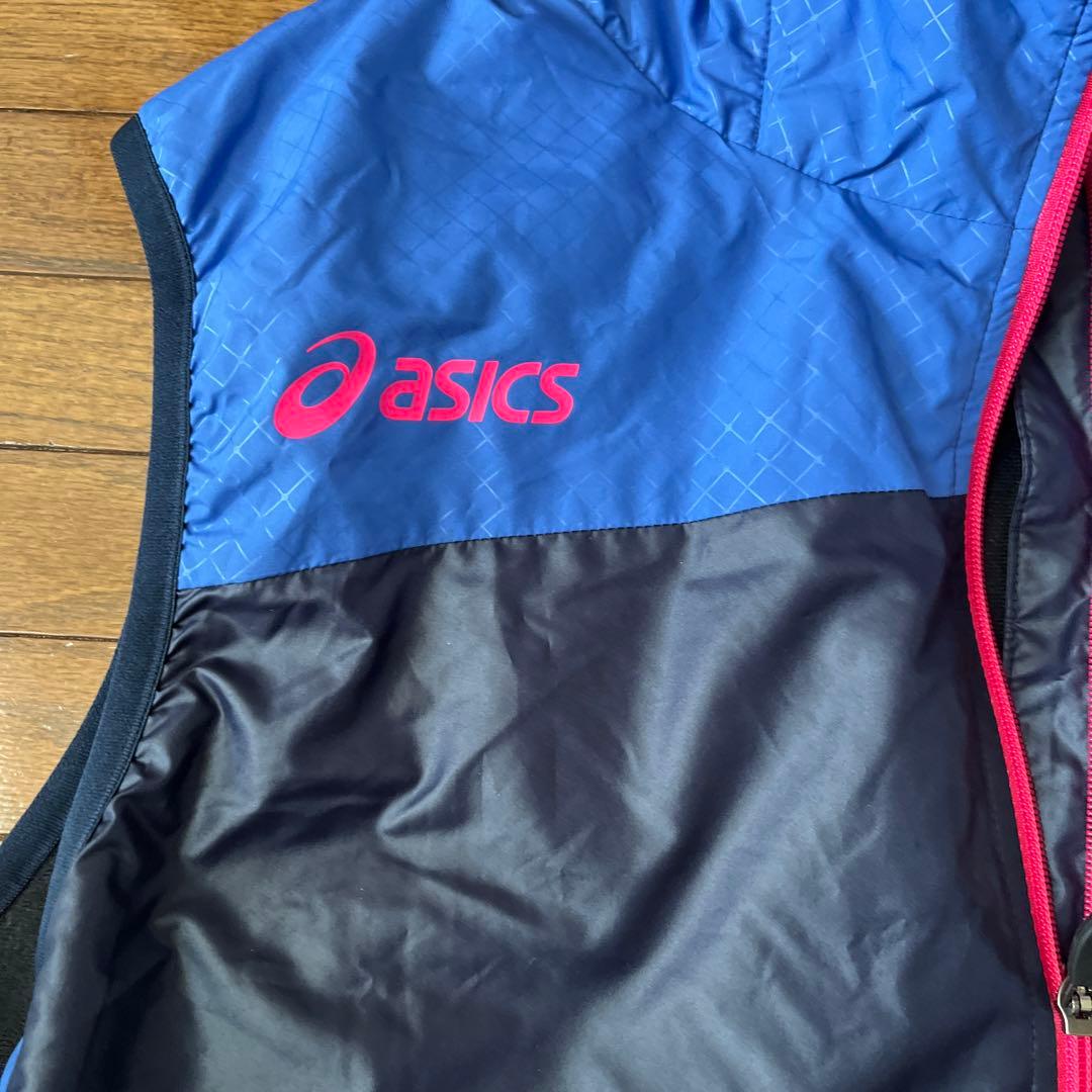 【asics】アシックス A77 パーカーベスト