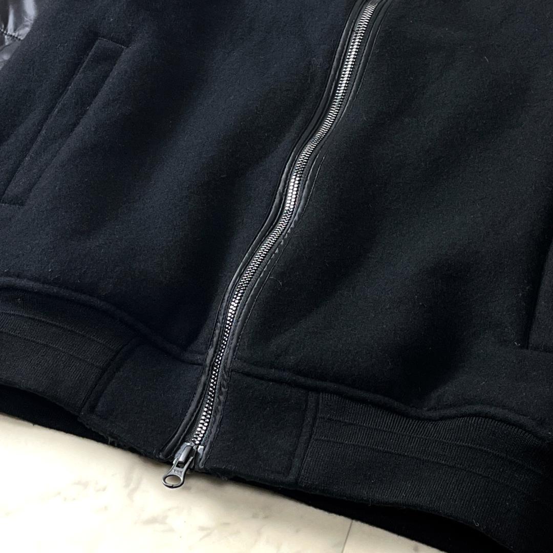 マスターバニーエディション 2 キルティング ニット MA-1 ブルゾン 黒