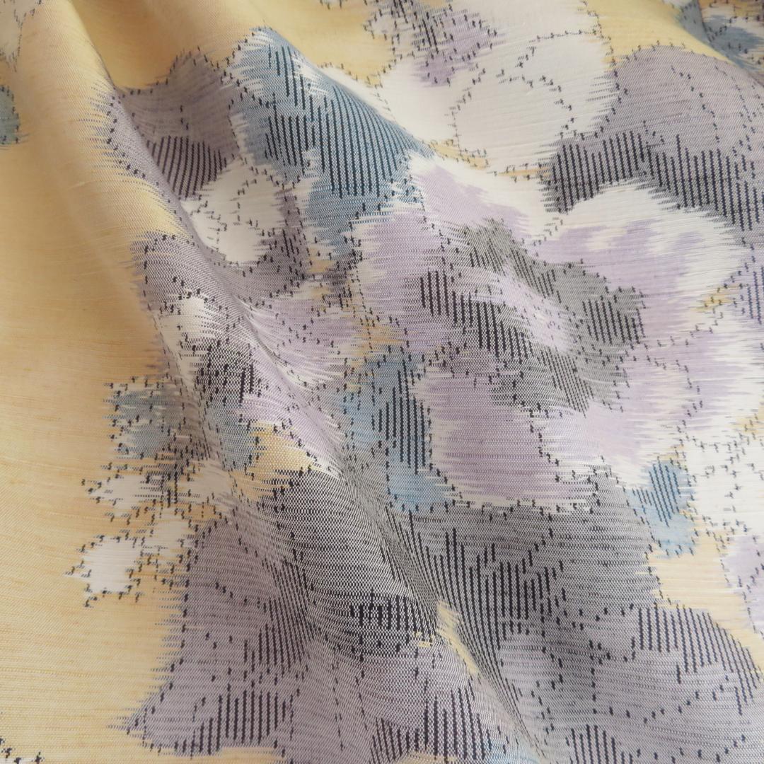 着物　リメイク　正絹紬　カシュクール　ジレ　マキシ　ロング　ベスト