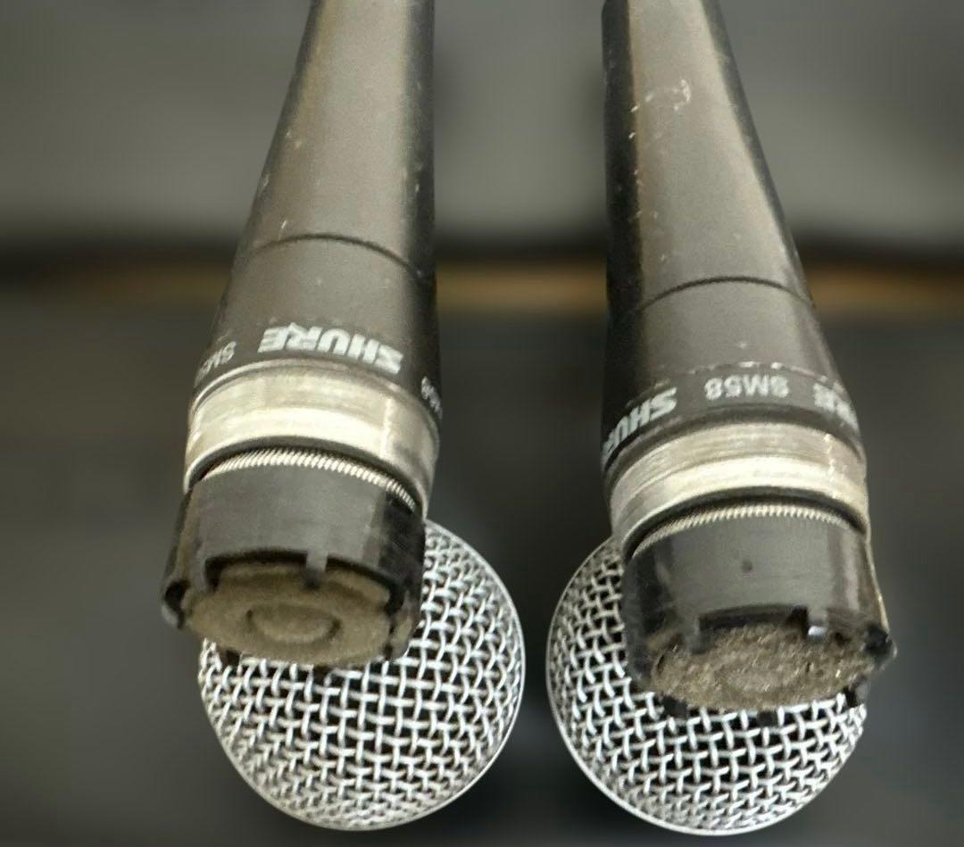 SHURE　SM58 2本セット　メキシコ製　音出しOK 中古