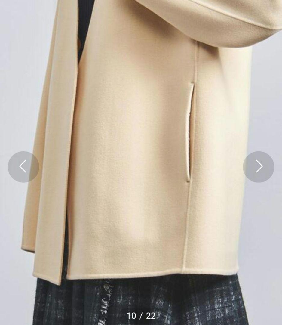 【ももこ】ユナイテッドアローズ Vネック リバー ショートコート