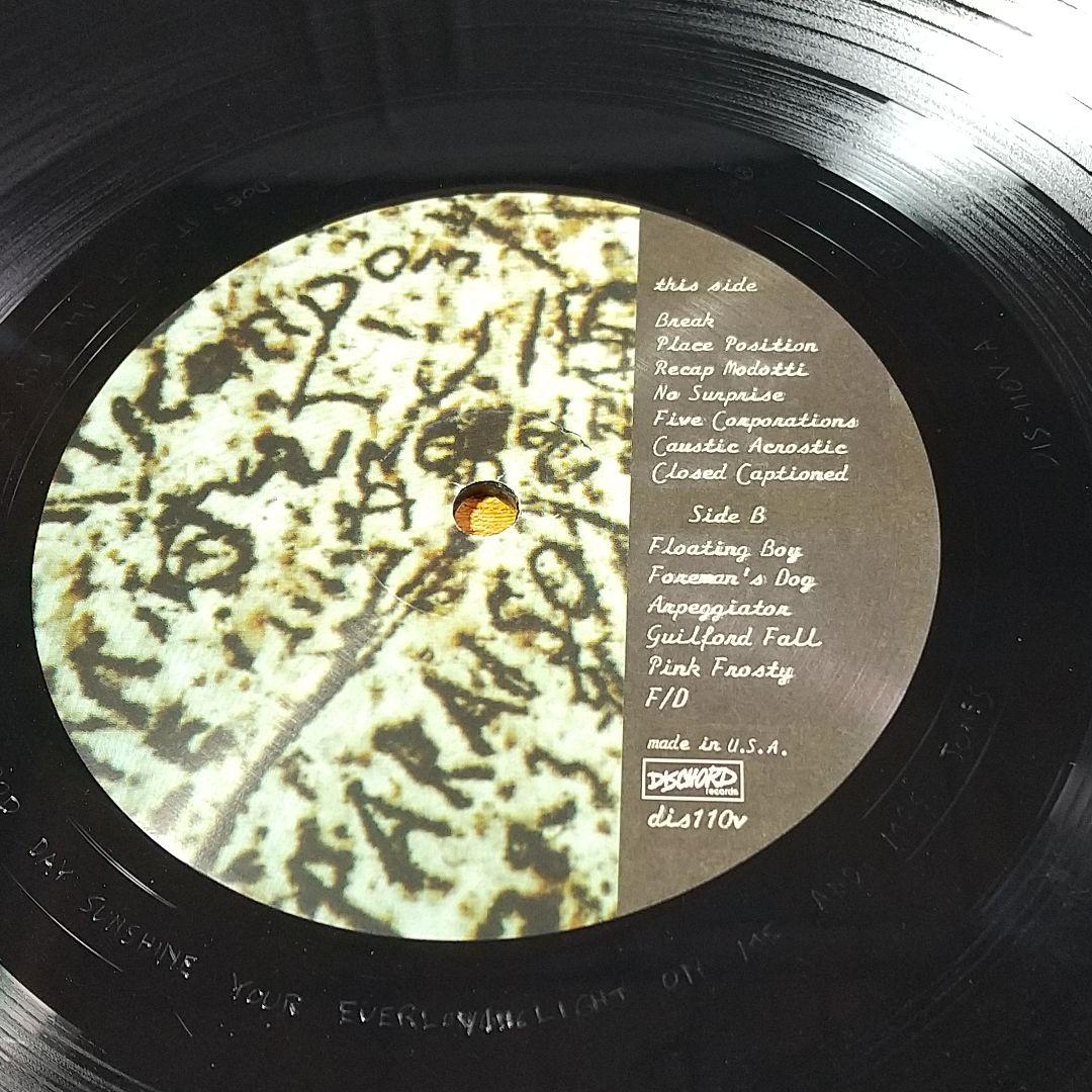 Fugazi / End Hits レコード盤（USオリジナル/Dischord