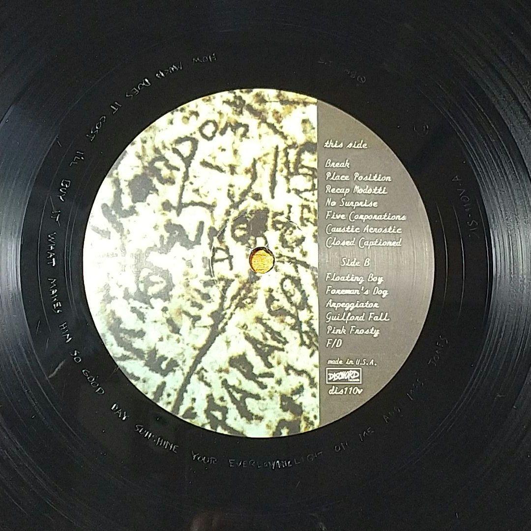 Fugazi / End Hits レコード盤（USオリジナル/Dischord