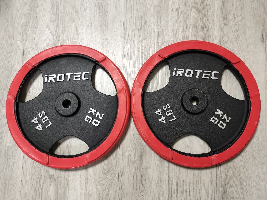 piero　② iROTEC バーベル　プレート 20kg x 1 枚