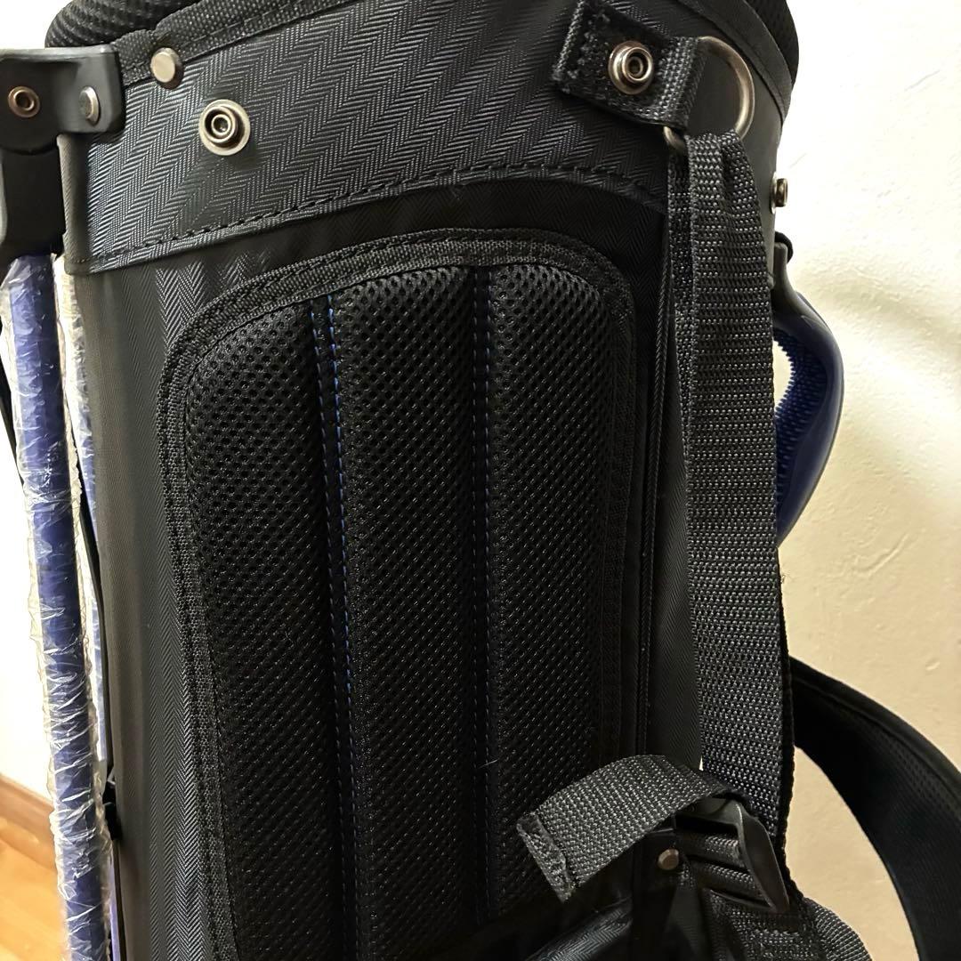 【美品】ルコック スポルティフ スタンド式 キャディバッグ ブラック 軽量