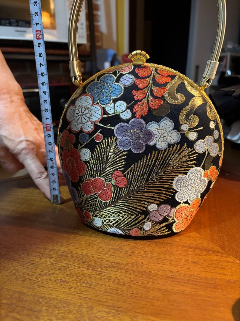 ともみ　逸品！高級西陣織　　和装バッグ