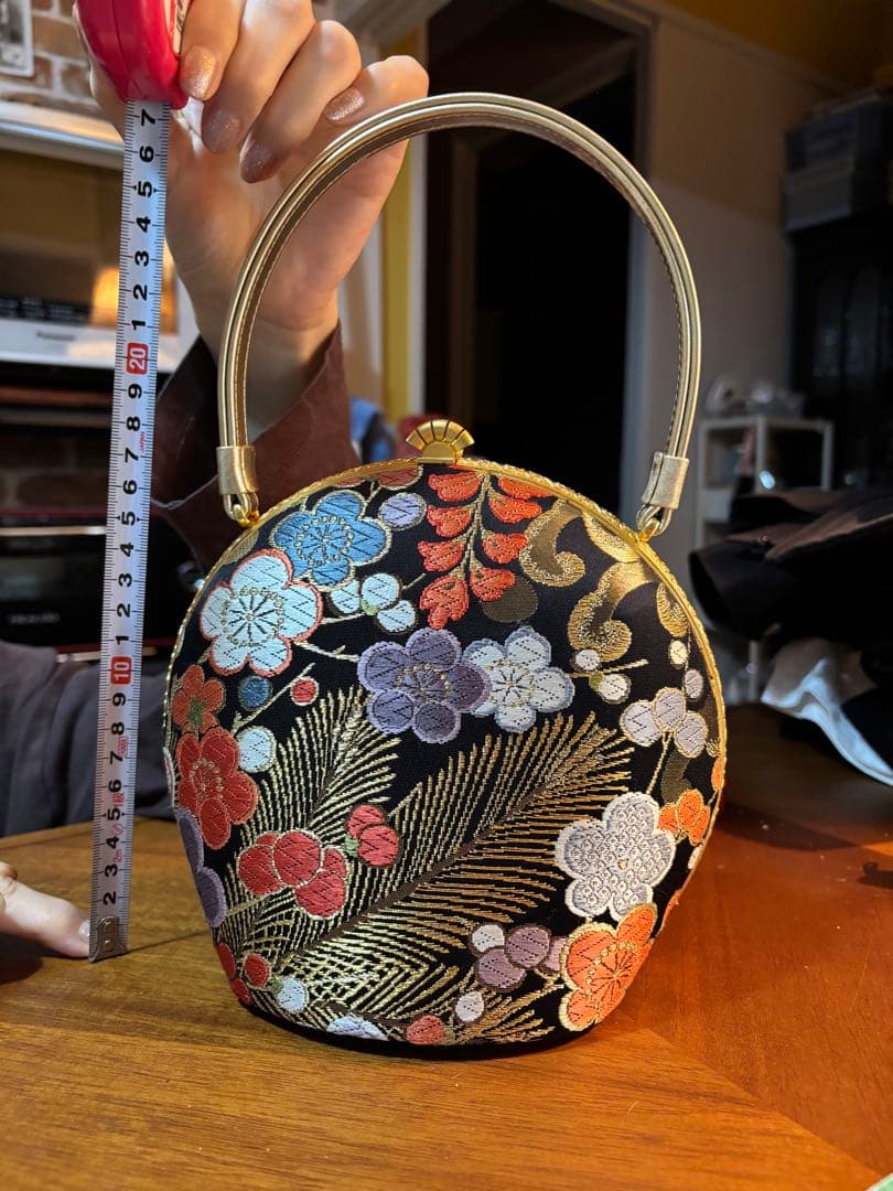 ともみ　逸品！高級西陣織　　和装バッグ