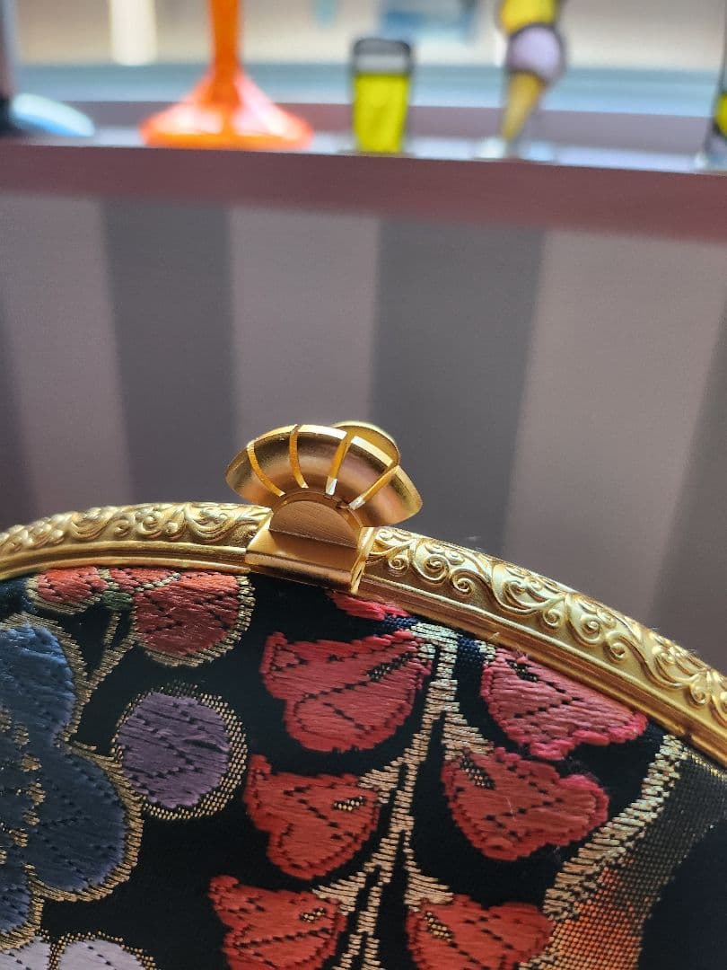 ともみ　逸品！高級西陣織　　和装バッグ