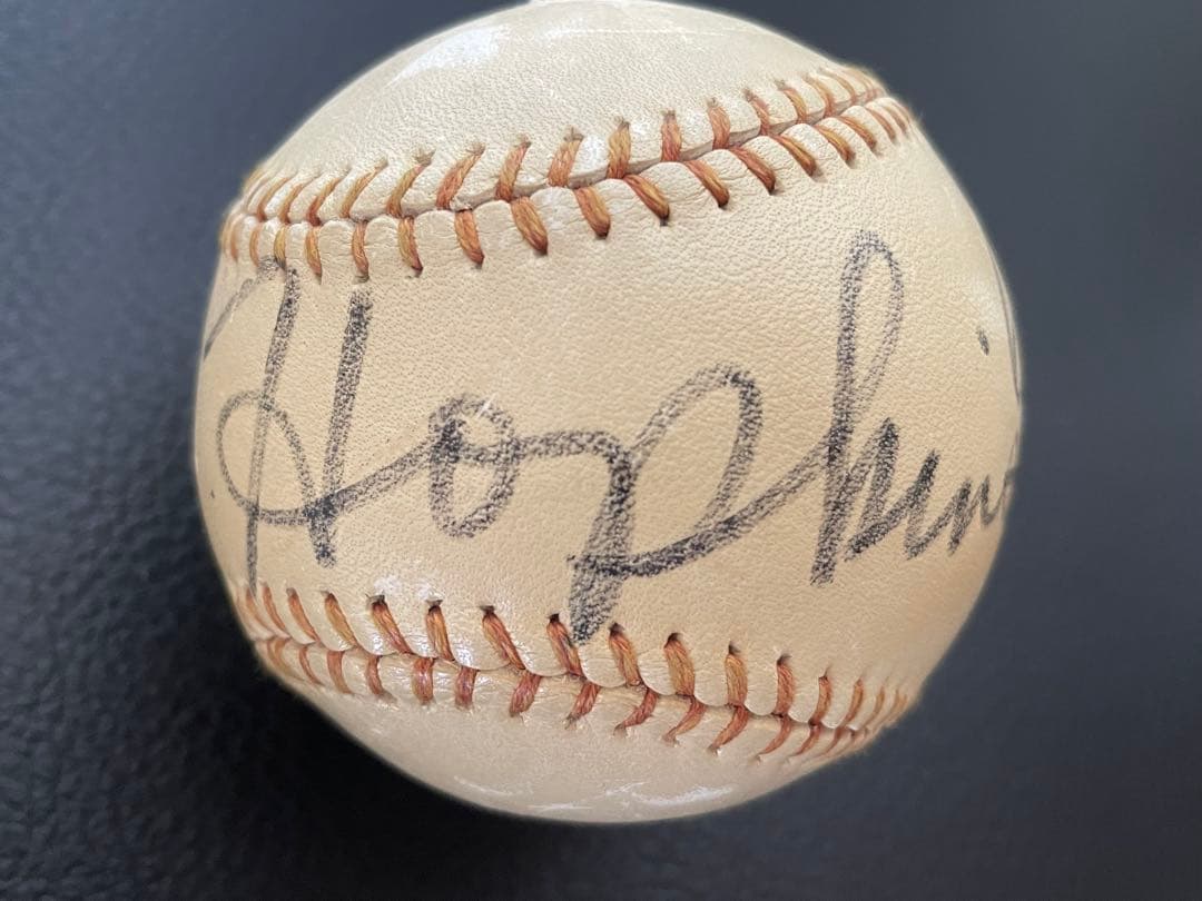 広島東洋カープ★ゲイル・ホプキンス　サインボール★1975-77