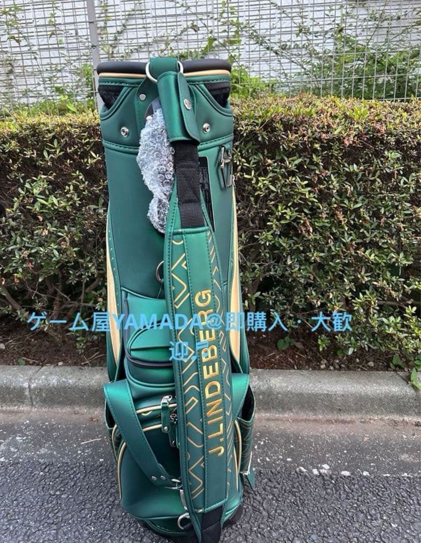 ジェイリンドバーグJLINDEBERG コラボ キャディバッグ ボールバッグPU