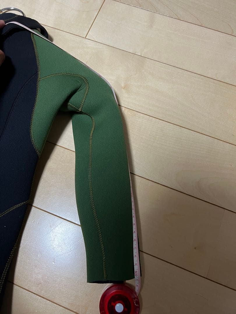 The Rlm rubber キッズ　3mmフルスーツ グレー/赤/緑