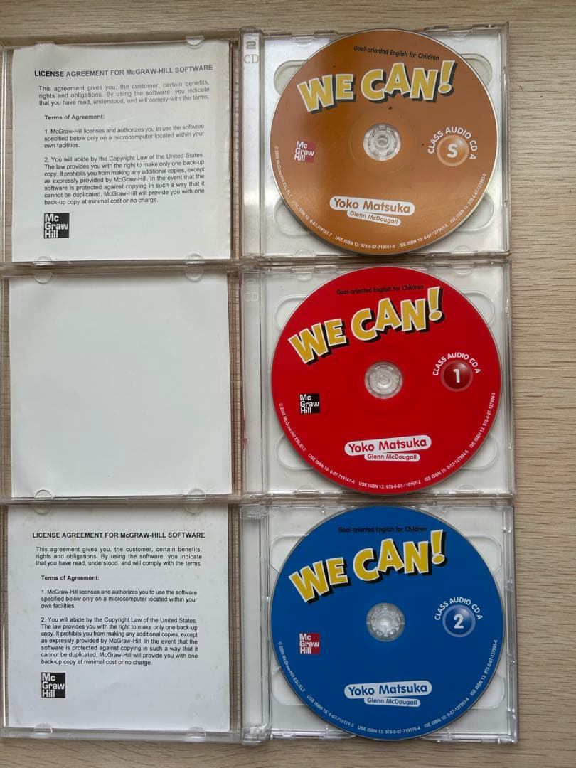 WE CAN! 英語教材フルセット 指導書CDカードポスター付