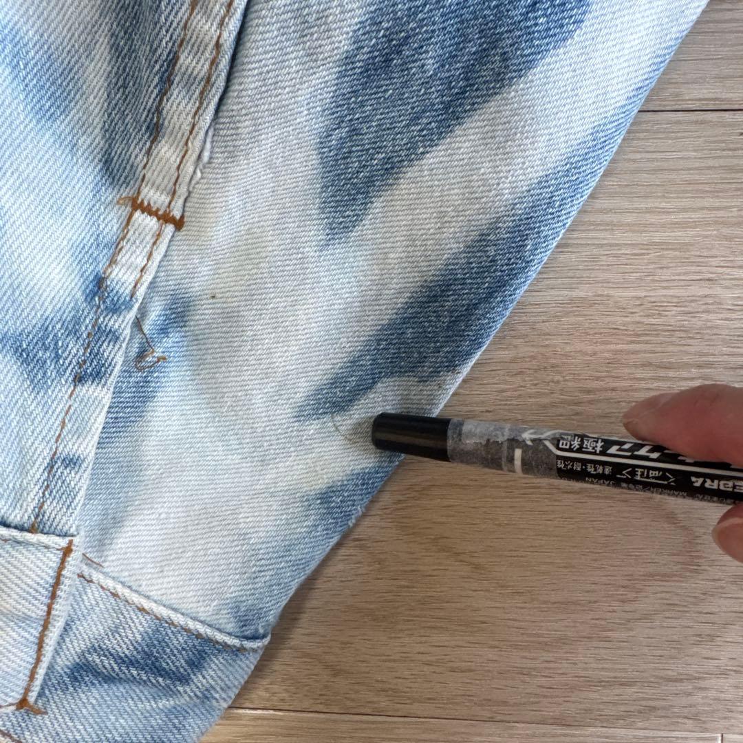 80s euro levi's 70506 0217 フランス製 ブリーチ 42