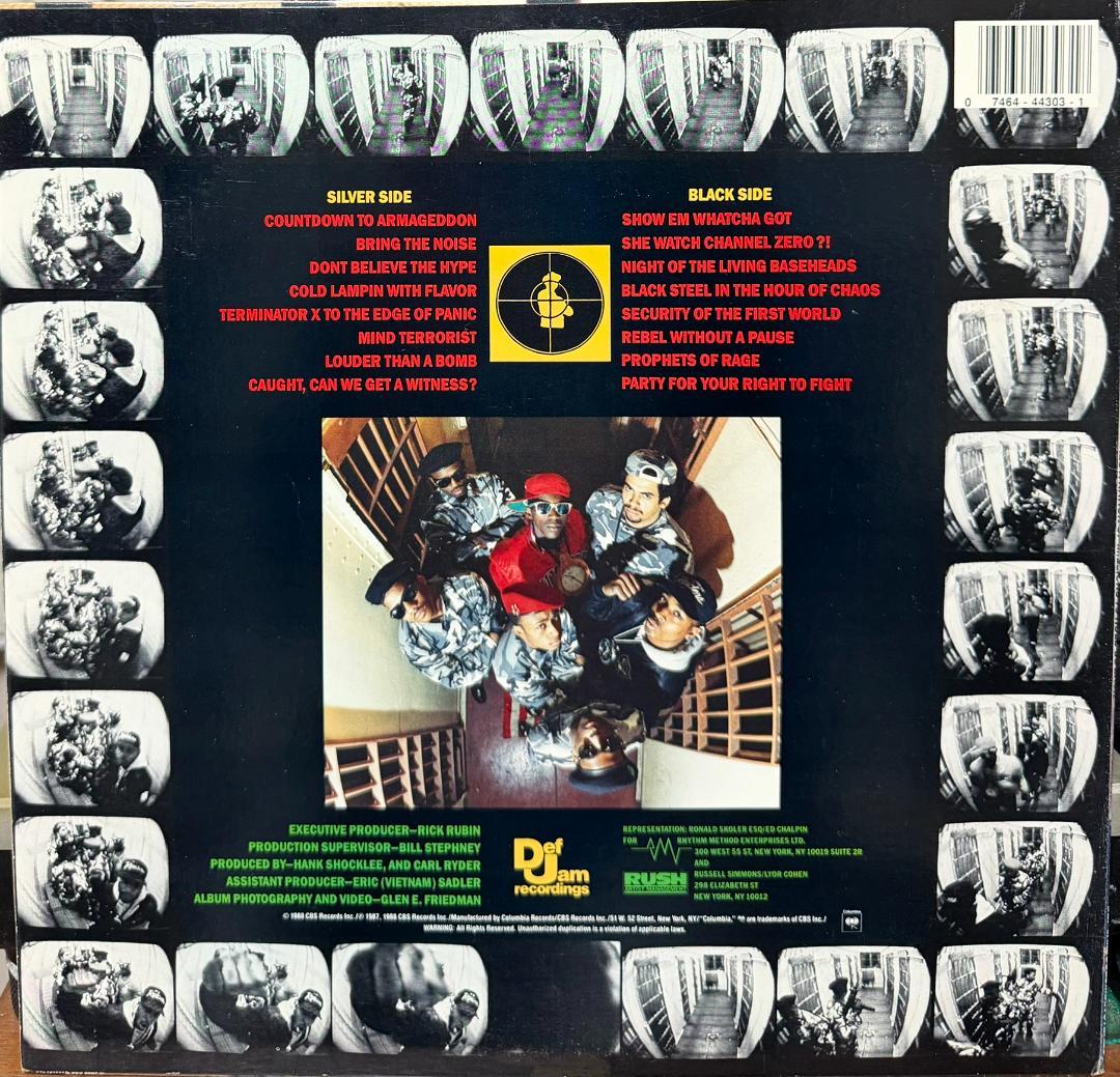 【廃盤LP】Public Enemy / It Takes A Nation O