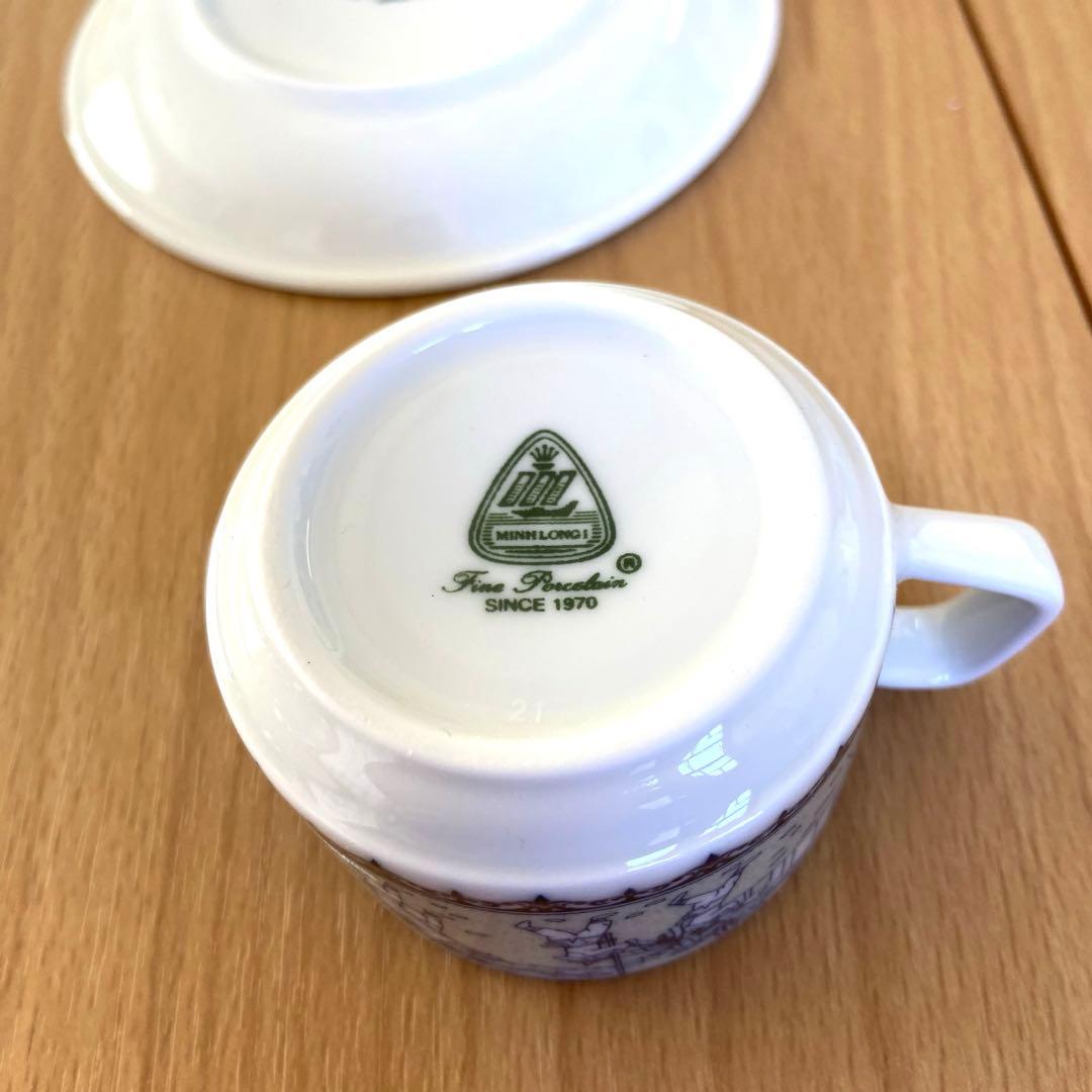 【新品未使用】ベトナム高級食器 ミンロン社　MINH LONG I ティーセット