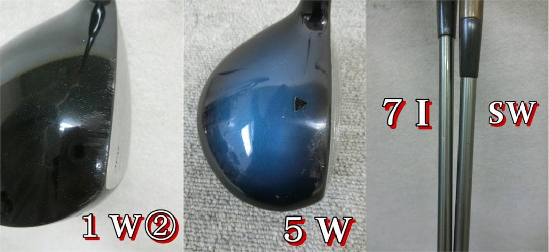 b724★初心者必見★ミズノ・クーガー等メンズゴルフ１２本セット※Dr２本入り