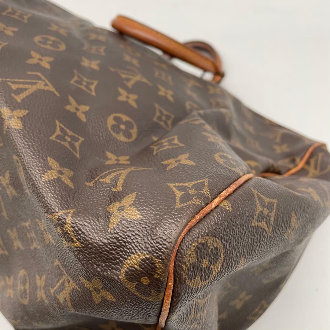 S0211-1-1 ルイヴィトン モノグラム ボストンバッグ パドロック・鍵付き