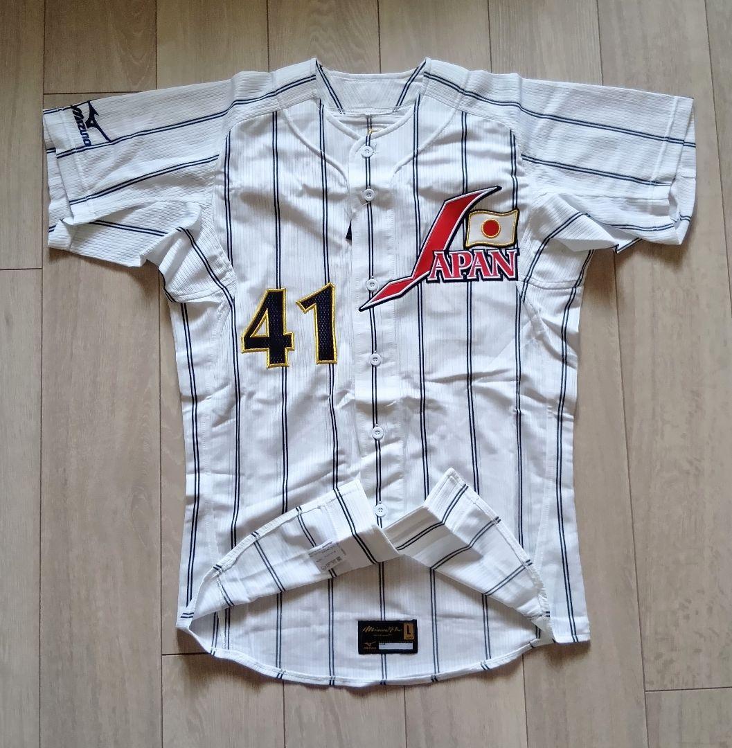 【プロモデル　タグ袋付】北京オリンピック　稲葉　ユニフォーム　ミズノプロ　L