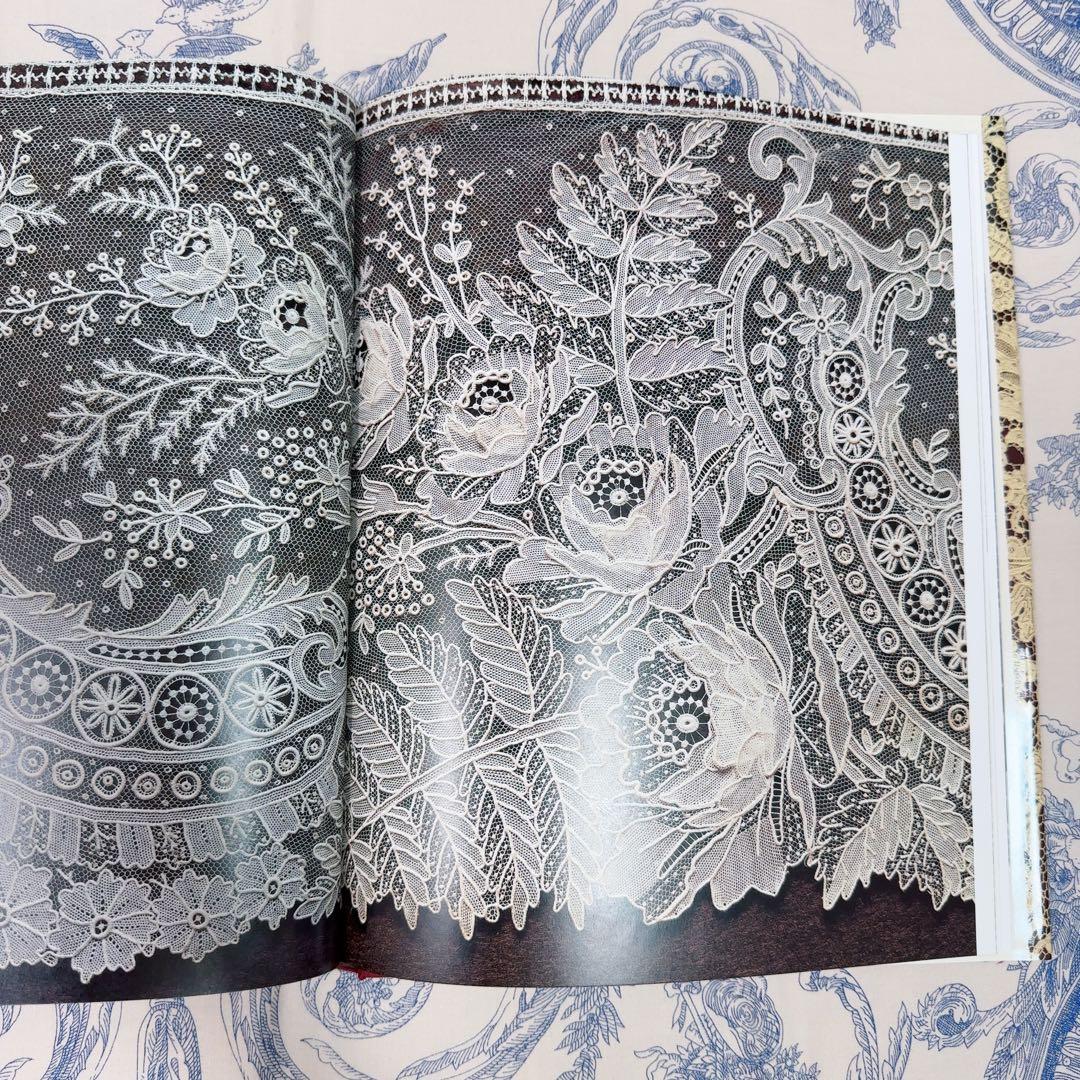 SALE Dentelles レース 本　アンティークレース　大型本　フランス語