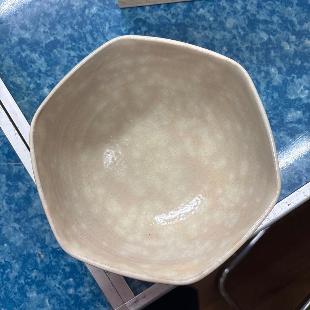 【名工】萩焼 碗 岡田裕（晴雲山）山口県指定無形文化財保持者 専用箱・栞付