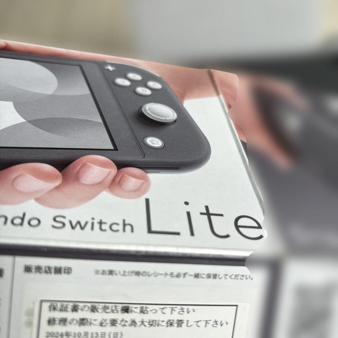 Switchライト　本体　ジャンク　グレー