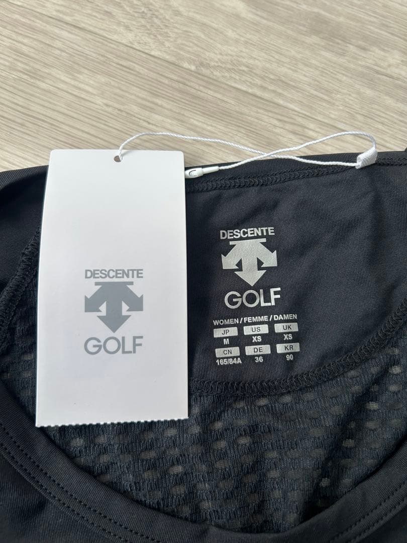 未使用‪☆ DESCENTE GOLF ストレッチベア天竺インナーシャツ M