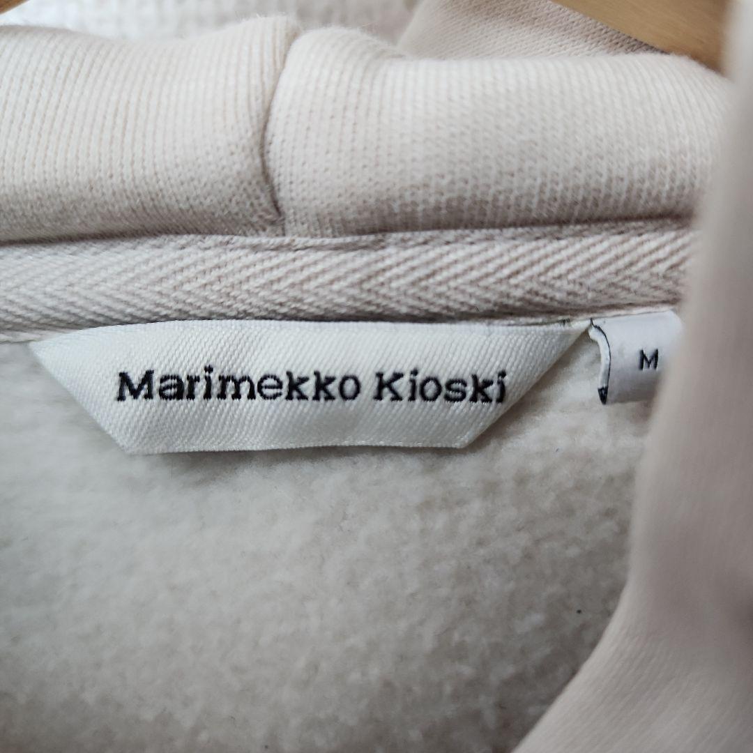 Marimekko Kioski Mサイズ パーカー クリーム/レッド