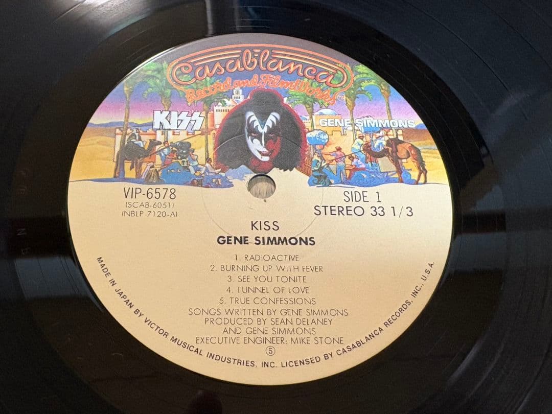 KISS ジーン・シモンズ　レコード