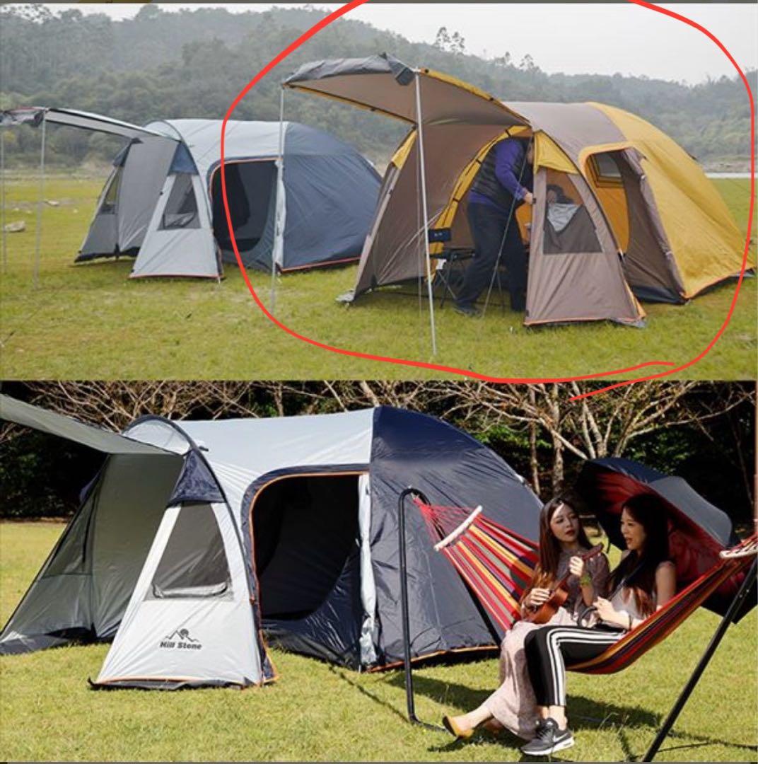 ヒルストーン ツーリングテント ブラウン 2.4m x 2.2m