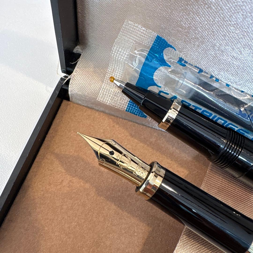 Sailor Founded1911 ブラック 万年筆 ボールペン　セット