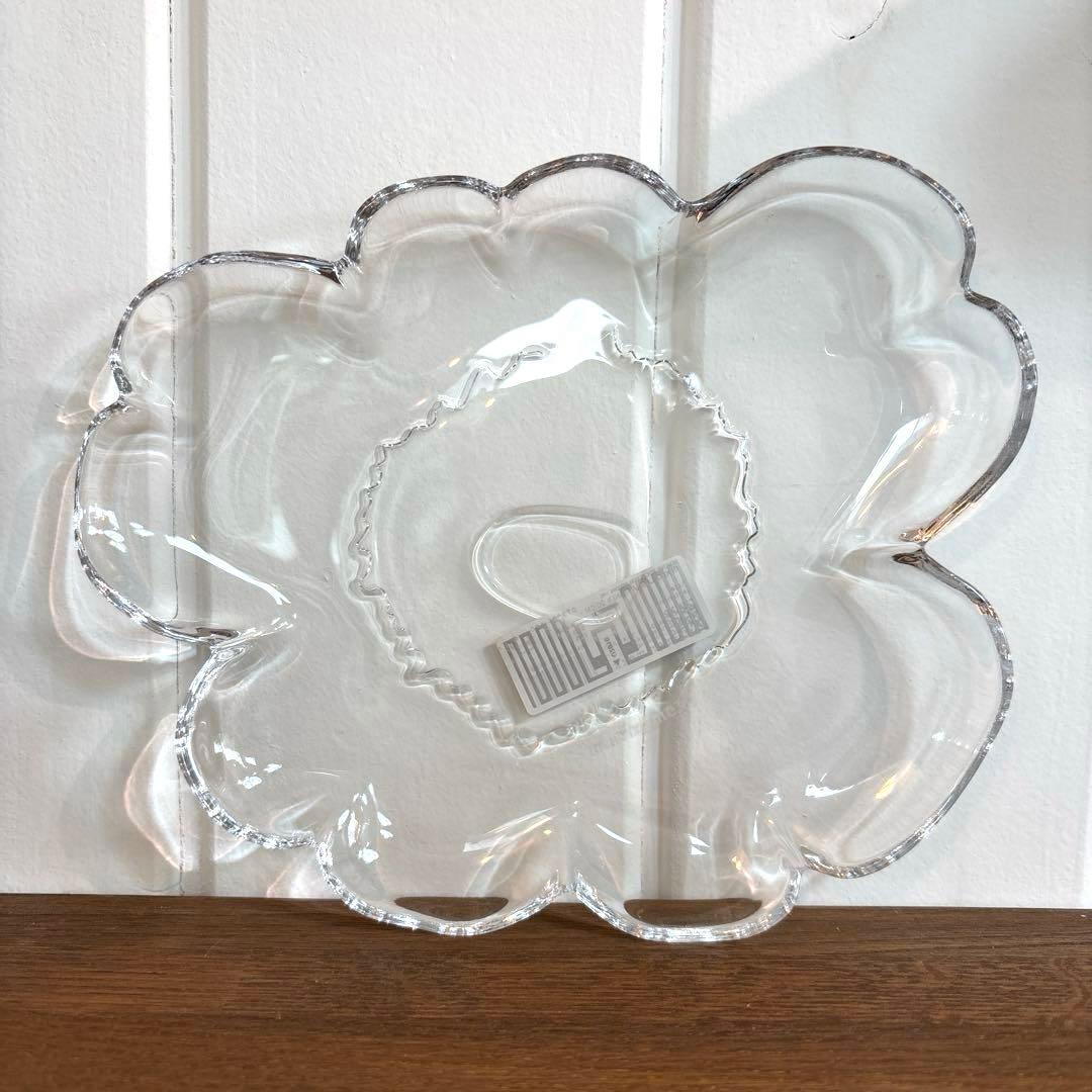 Unikko ガラスプレート 20cm マリメッコ　marimekko プレート