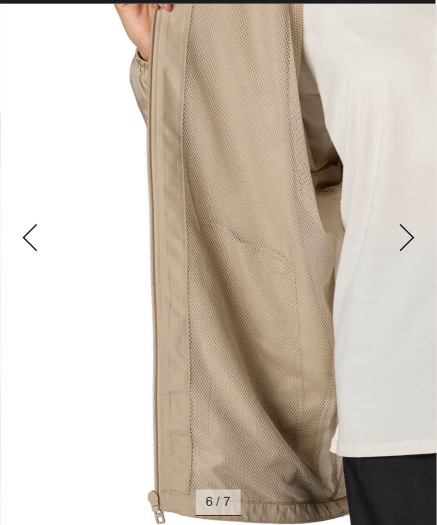 新品❗️アンダーアーマー　UAメッシュ ライナー ウーブン フーディー　カーキS