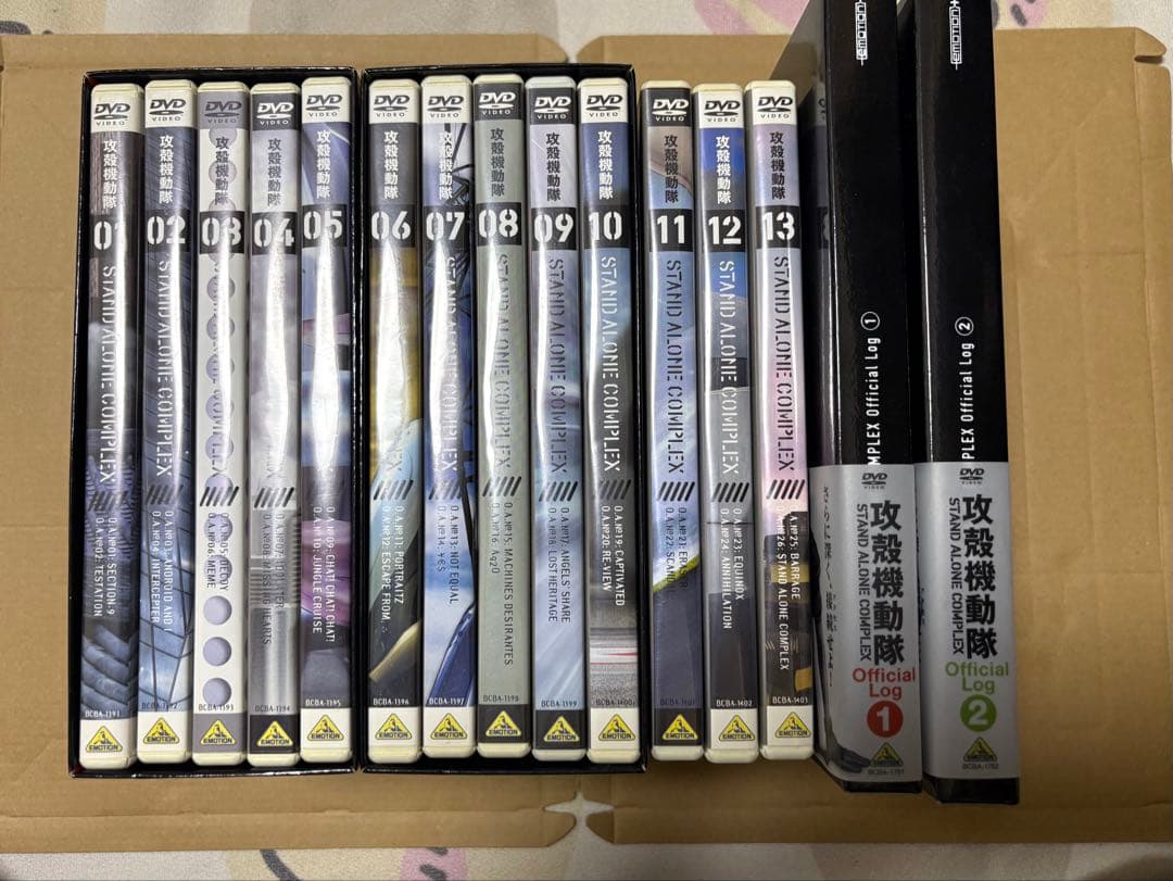 攻殻機動隊 S.A.C. 1st&2nd DVD 全13巻セット