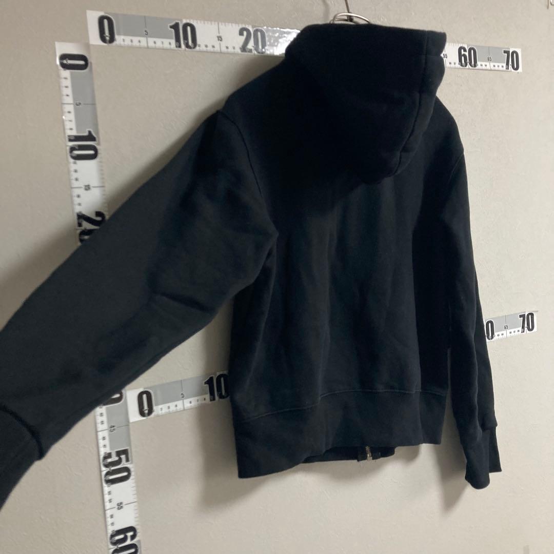 ジップアップ ポロ ラルフローレン RALPH LAUREN パーカー 黒 S