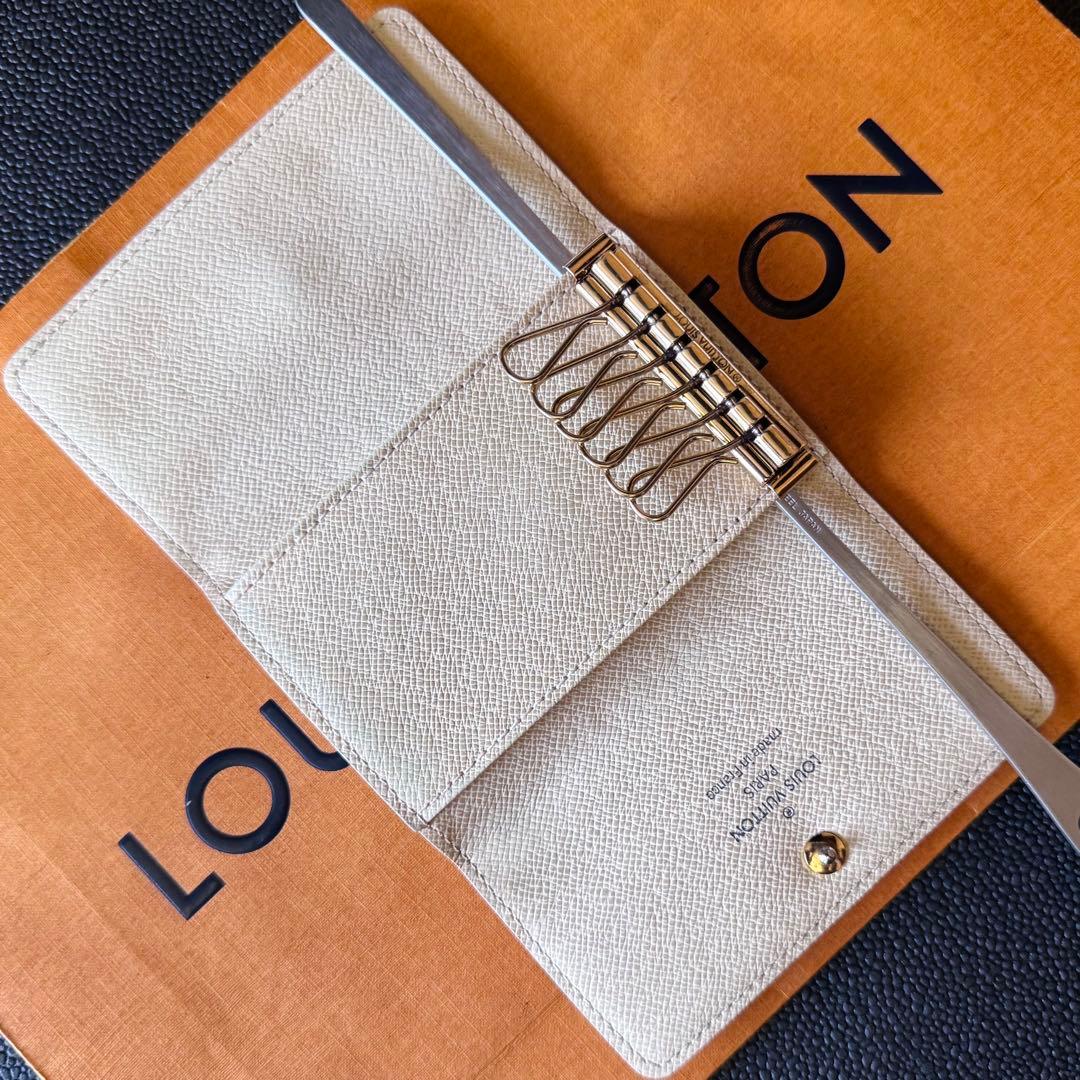 LOUIS VUITTON ダミエ アズール ミュルティクレ 6連キーケース美品