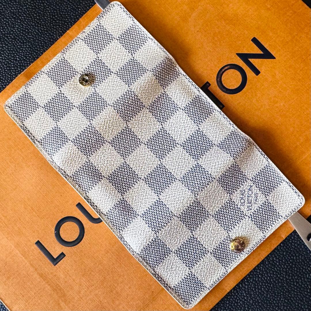 LOUIS VUITTON ダミエ アズール ミュルティクレ 6連キーケース美品