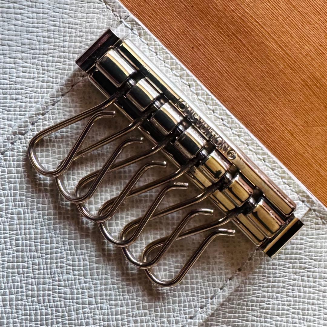 LOUIS VUITTON ダミエ アズール ミュルティクレ 6連キーケース美品