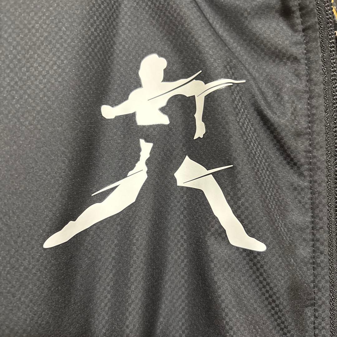 野球　デサント　大谷翔平二刀流　綿入りフードジャケット 黒赤　サイズＯ